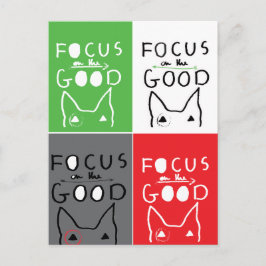 Bull Terrier Pop Art Focus på BRA offert Vykort