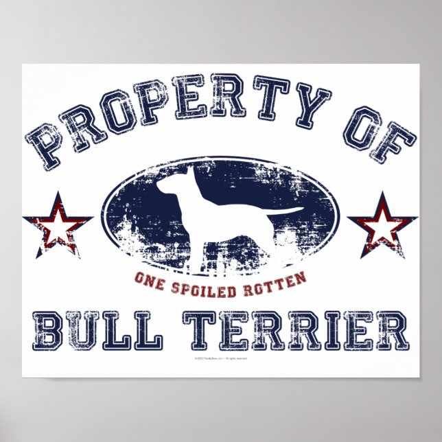 Bull Terrier Poster (Framsidan)