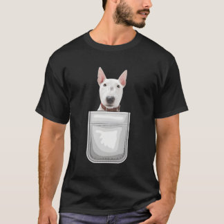 Bull Terrier Puppy-Hund i fickan T Shirt