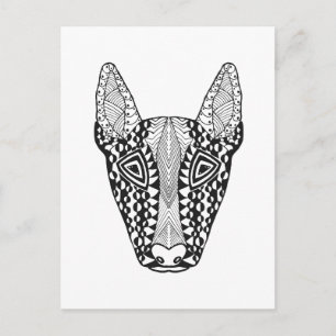 Bull Terrier Sketch Vykort
