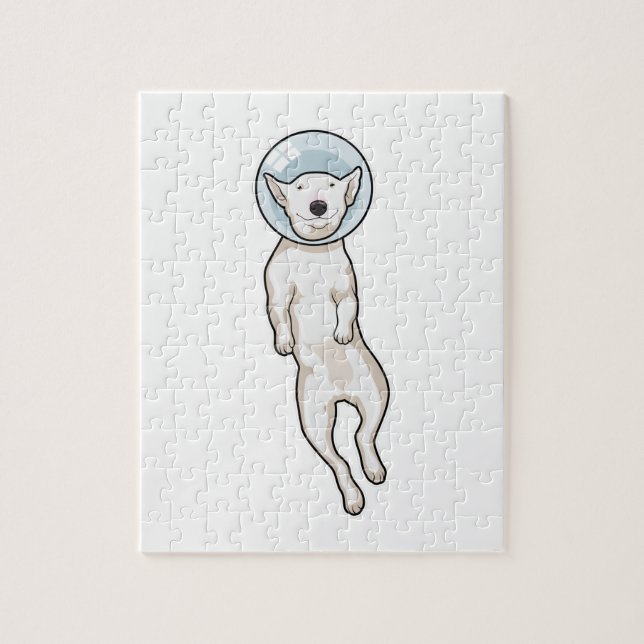 Bull Terrier Space Pussel (Vertikal)