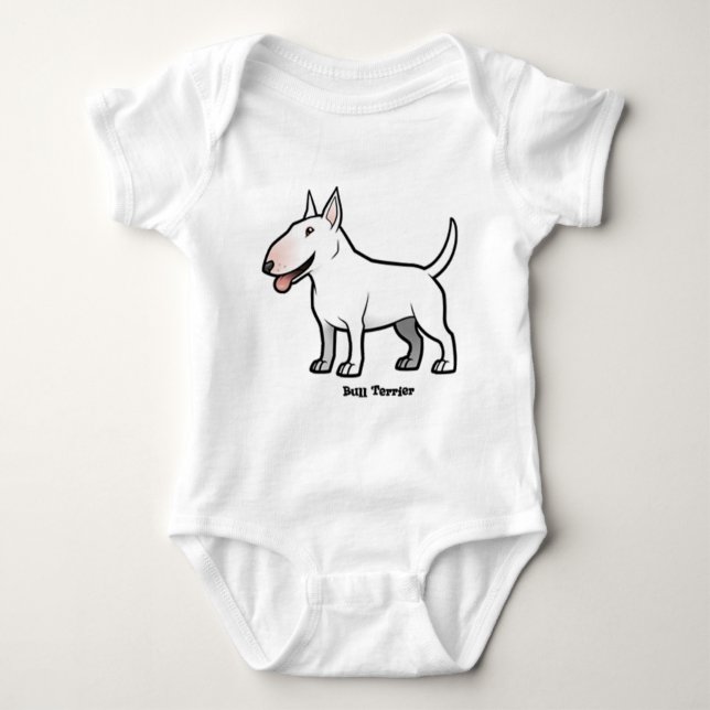 Bull Terrier T Shirt (Framsida)