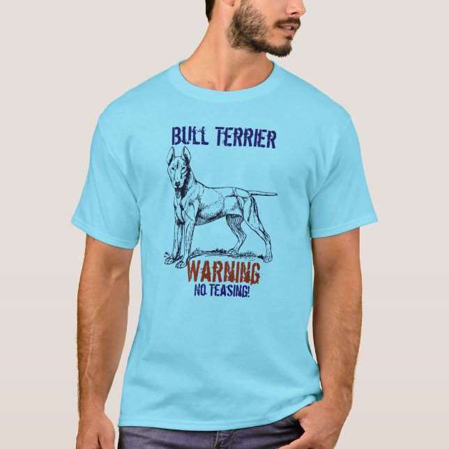 Bull Terrier T-Shirt (Framsida)