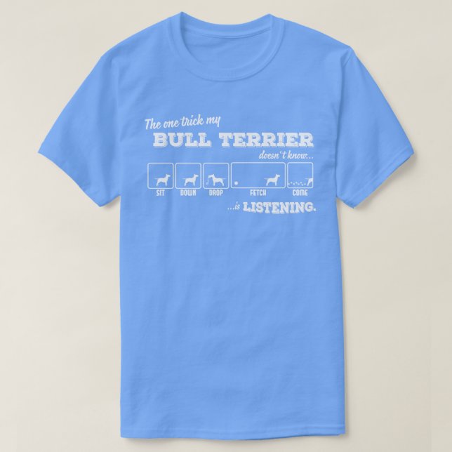 Bull Terrier T Shirt (Design framsida)