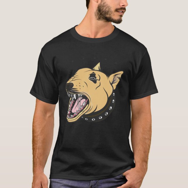Bull Terrier T Shirt (Framsida)