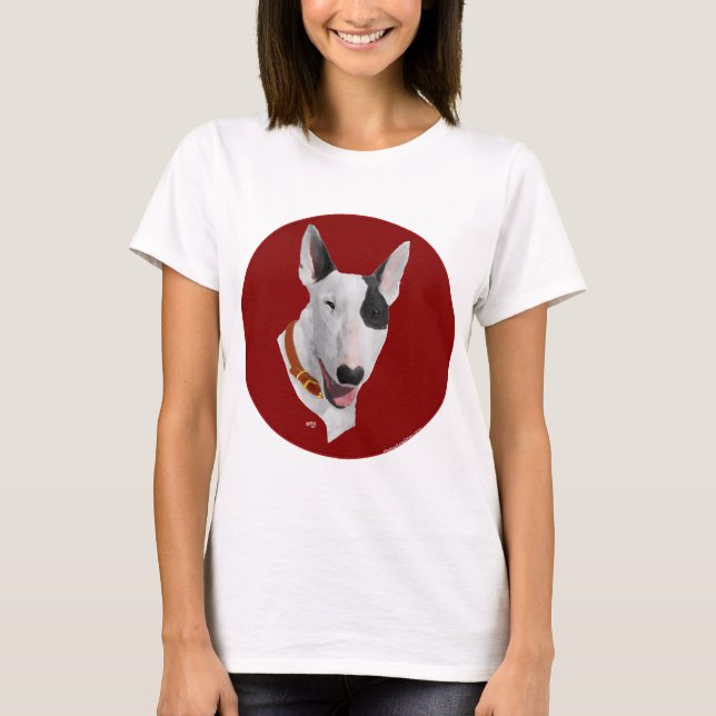 Bull Terrier T Shirt (Framsida)