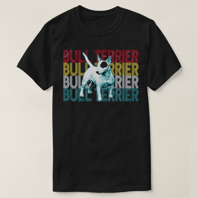 Bull Terrier T Shirt (Design framsida)
