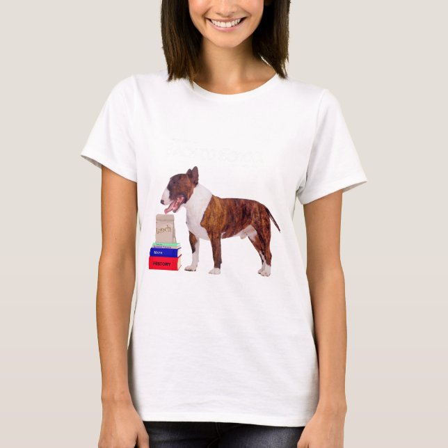 Bull Terrier Tillbaka till skolan T-Shirt (Framsida)