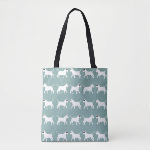 Bull Terrier Tote Bag Tygkasse