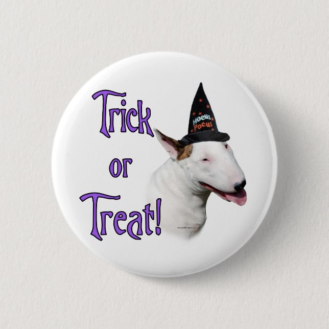 Bull Terrier Trick Knapp (Framsida)