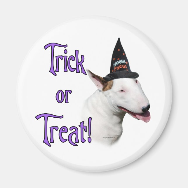 Bull Terrier Trick Magnet (Framsidan)