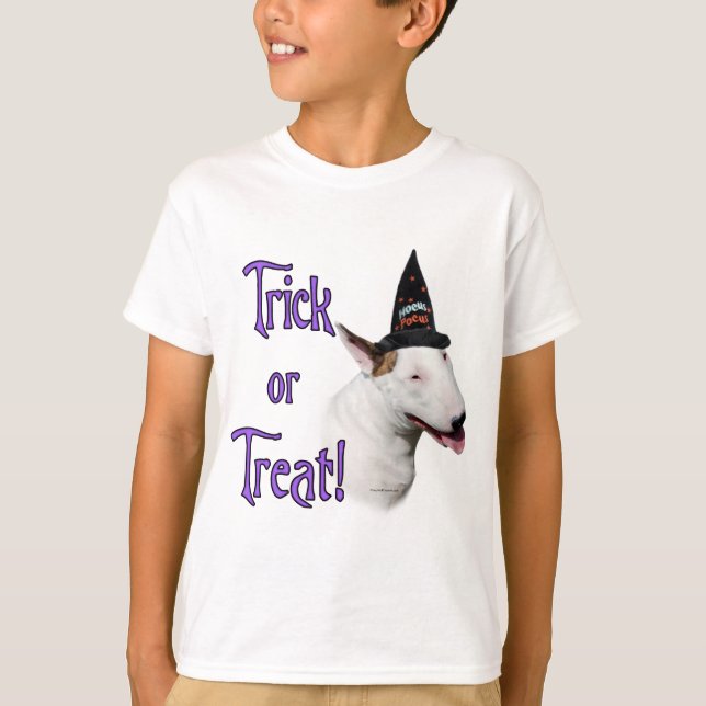Bull Terrier Trick Tee Shirt (Framsida)