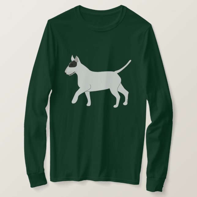 Bull Terrier Tshirt T Shirt (Design framsida)