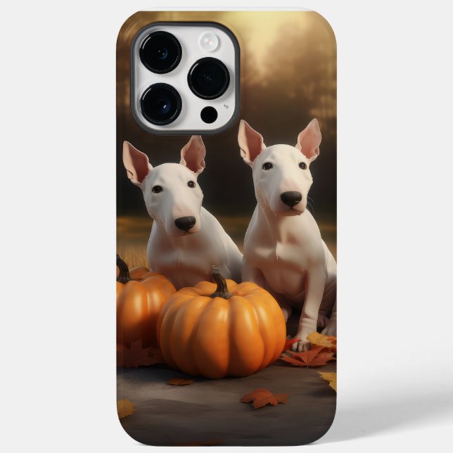 Bull Terrier Valp Höstglädje Pumpa (Baksida)
