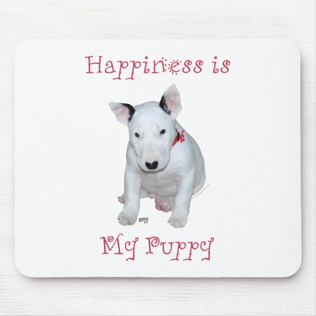 Bull Terrier Valp Musmatta (Framsidan)