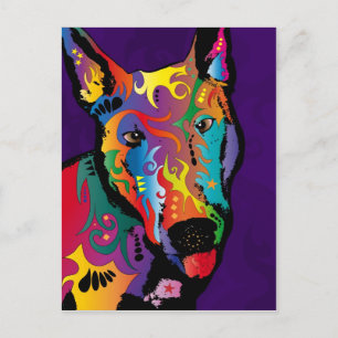 Bull Terrier Vykort