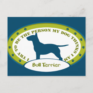 Bull Terrier Vykort