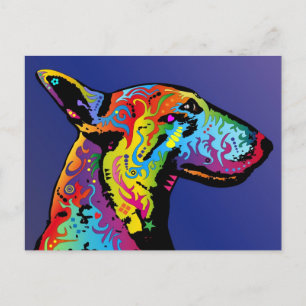 Bull Terrier Vykort