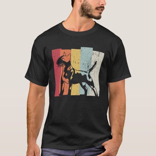 Bull terrier walk t shirt (Framsida)
