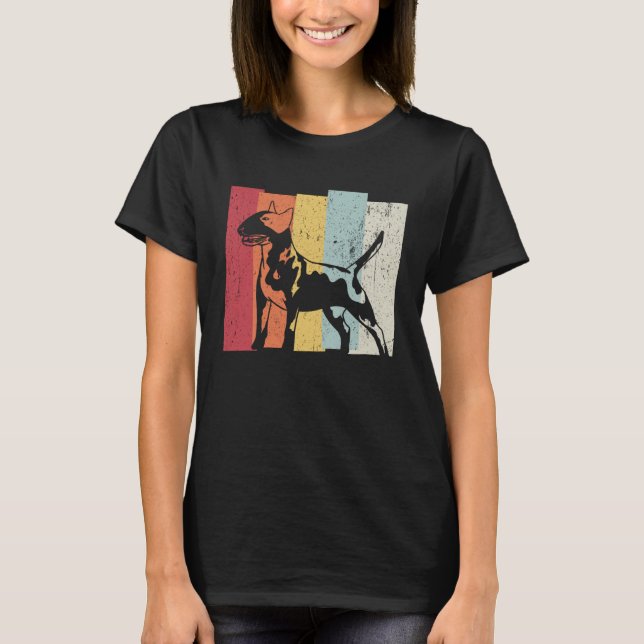 Bull terrier walk t shirt (Framsida)