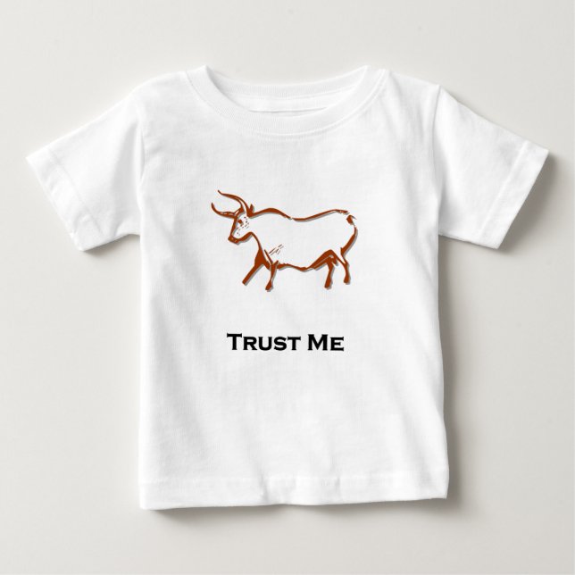 Bull Trust Me Brown Tee Shirt (Framsida)