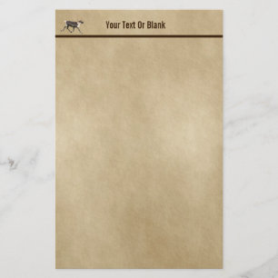 Bull Västindiou (renare) på gammal Papper