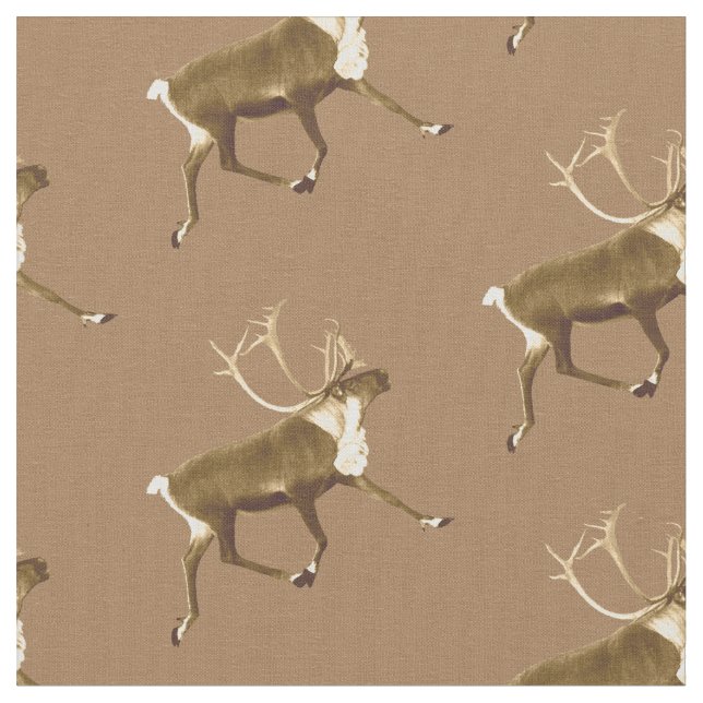 Bull Västindiou - Sepia Tyg (Närbild)