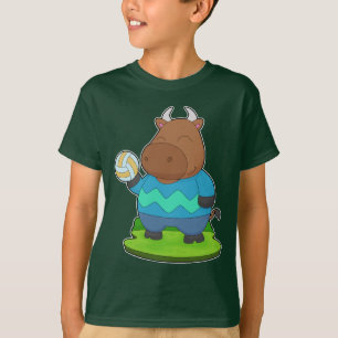 Bull Volleyball-spelare Volleyball T Shirt