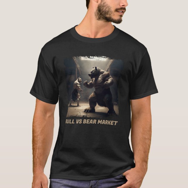 Bull Vs Bear Market i Dojo T Shirt (Framsida)