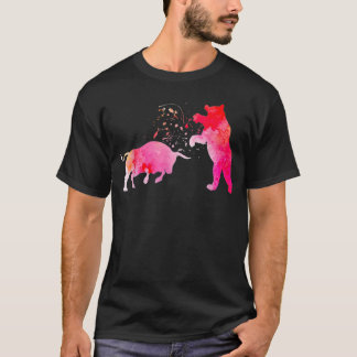 Bull VS Bear Stock Market Exchange Capitalism T Shirt