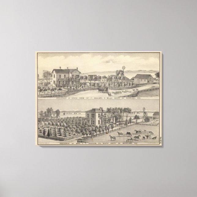 Bullard, Jackson residenties Canvastryck (Framsida)