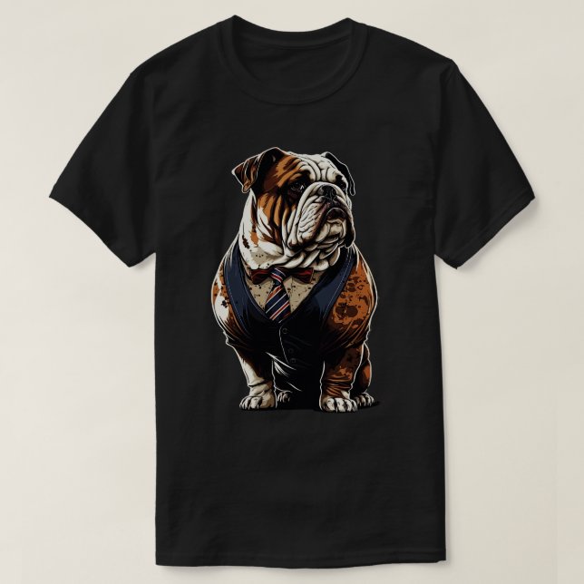 Bulldog 1 t shirt (Design framsida)