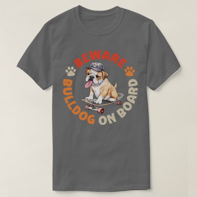 Bulldog 3 t shirt (Design framsida)