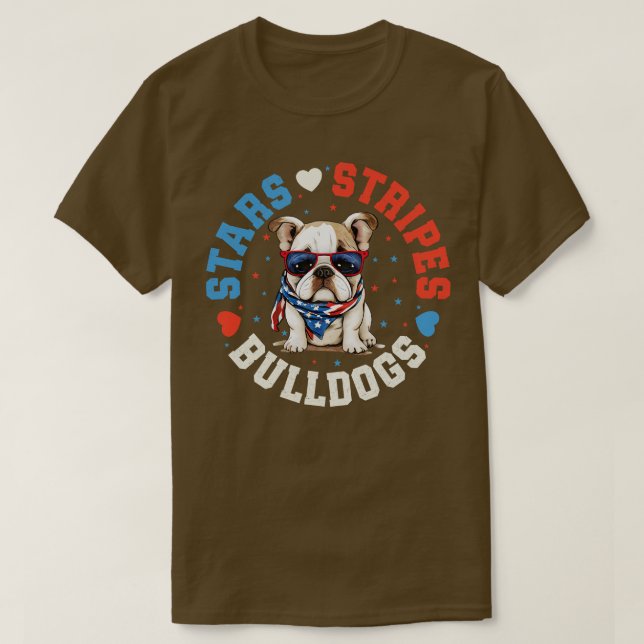 Bulldog 3 t shirt (Design framsida)