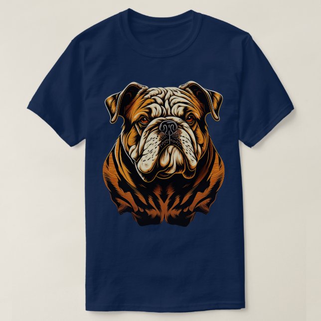 Bulldog 5 t shirt (Design framsida)