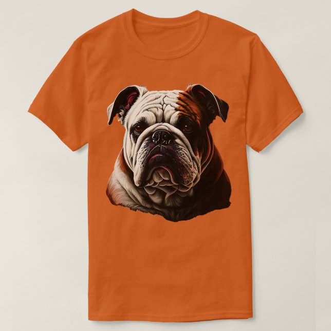 Bulldog 6 t shirt (Design framsida)