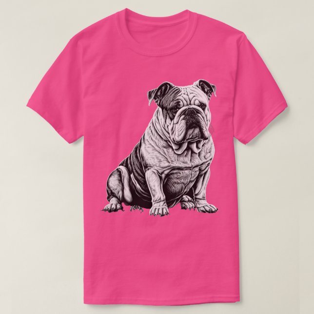 Bulldog 8 t shirt (Design framsida)