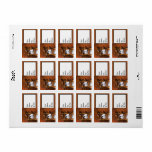 Bulldog Adressetikett<br><div class="desc">"Den här Helgdag Bulldog Art skulle göra en underbar gåva"</div>