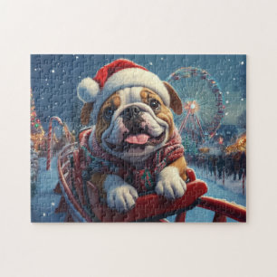 Bulldog Aftonstjärna Jul Pussel
