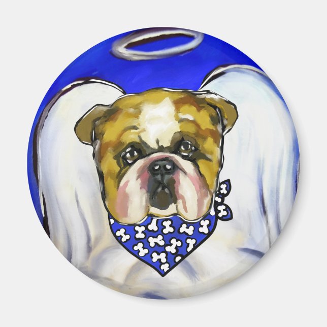 Bulldog Angel Magnet (Framsidan)