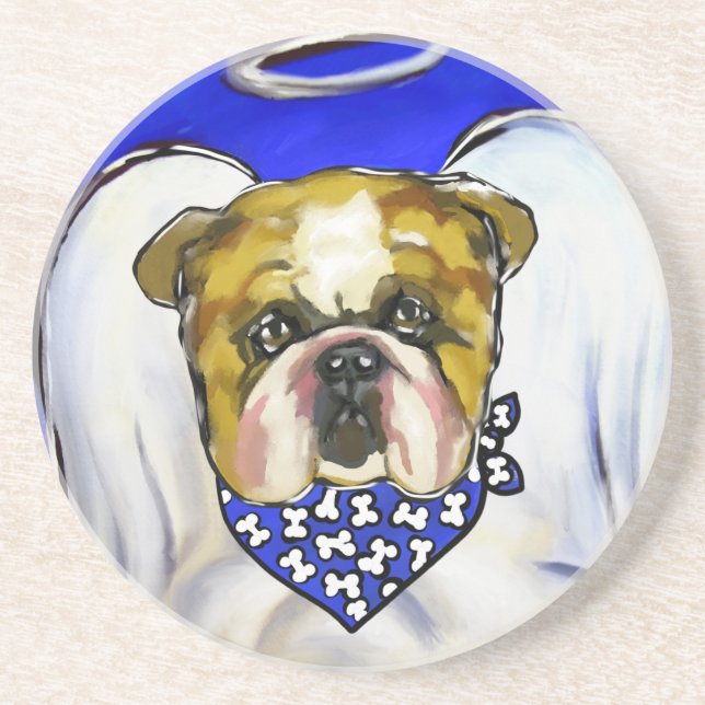 Bulldog Angel Underlägg Sandsten (Framsidan)