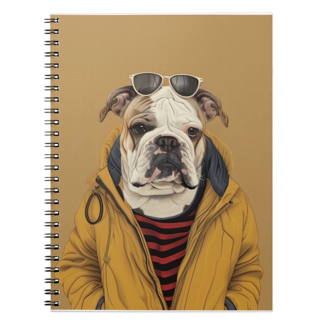 Bulldog Anteckningsbok (Framsidan)