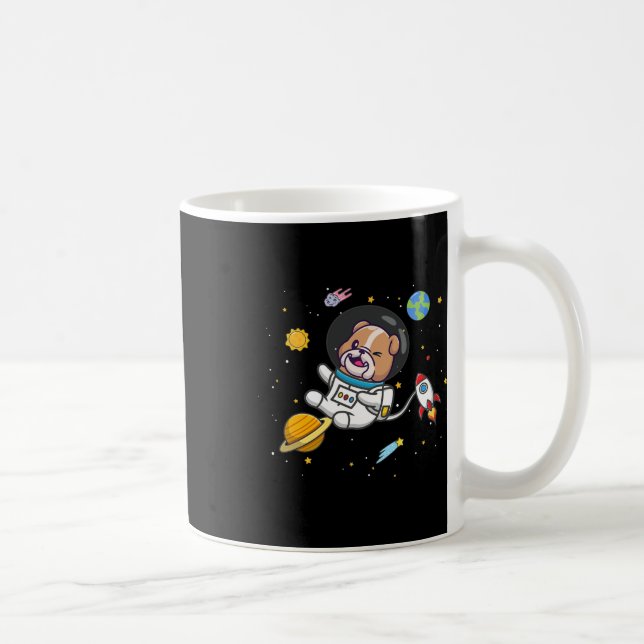 Bulldog Astronaut Kaffemugg (Höger)
