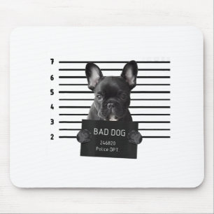 Bulldog Bad Hund Jail Frenchie Hund Älskare Mamma Musmatta