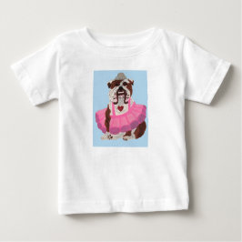 Bulldog Ballerina T Shirt