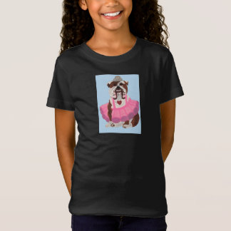 Bulldog Ballerina T Shirt