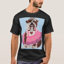 Bulldog Ballerina T Shirt