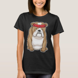 Bulldog Bandana T Shirt