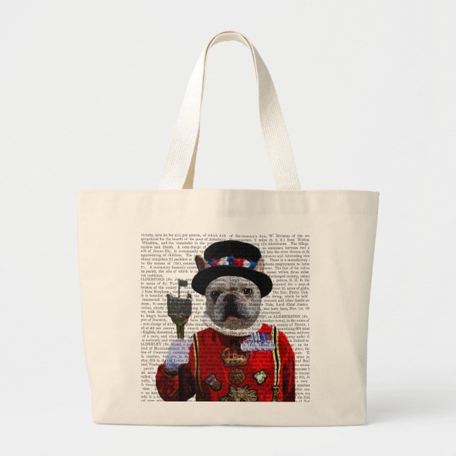 Bulldog Beefeater Jumbo Tygkasse (Framsidan)