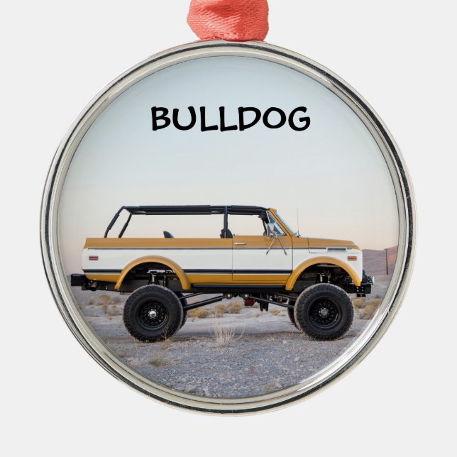 Bulldog Blazer Ornament (Framsidan)